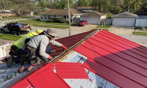 Metal roof installation in Oak Park, IL Metal roof installation in Oak Park, IL